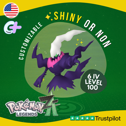 Darkrai ✨ Shiny or Non Shiny 6 IV Pokémon Legends Z-A Custom Competitive ZA Z A