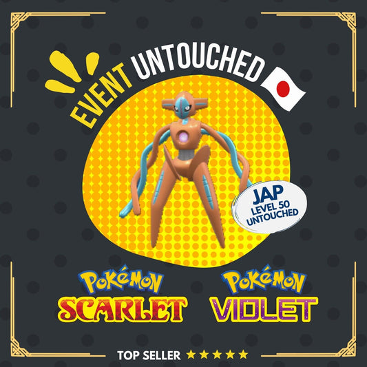 Deoxys Event Get Mythical 241122 Japanese Untouched IV Pokémon Scarlet Violet