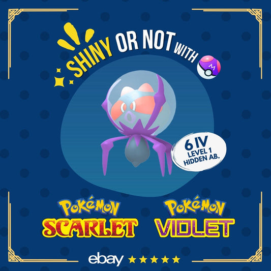 Dewpider Shiny or Non ✨ 6 IV Customizable Nature Level OT Pokémon Scarlet Violet by Shiny Living Dex | Shiny Living Dex