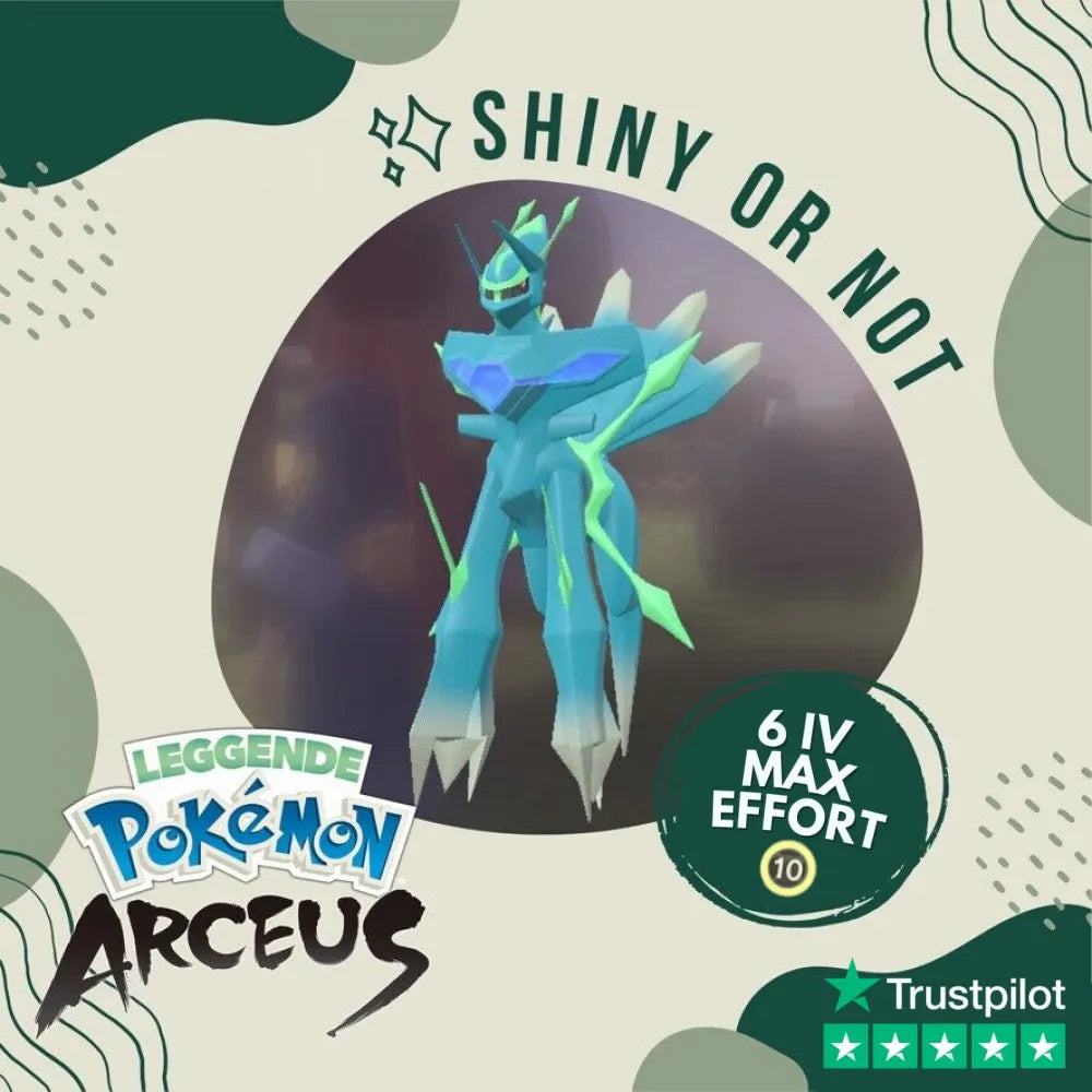 Dialga Origin Shiny ✨ Legends Pokémon Arceus 6 Iv Max Effort Custom Ot Gender