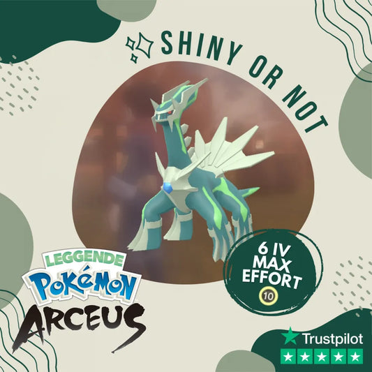Dialga Shiny ✨ Legends Pokémon Arceus 6 Iv Max Effort Custom Ot Gender Level