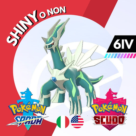 Dialga Shiny o Non 6 IV Competitivo Legit Pokemon Spada Scudo Sword Shield