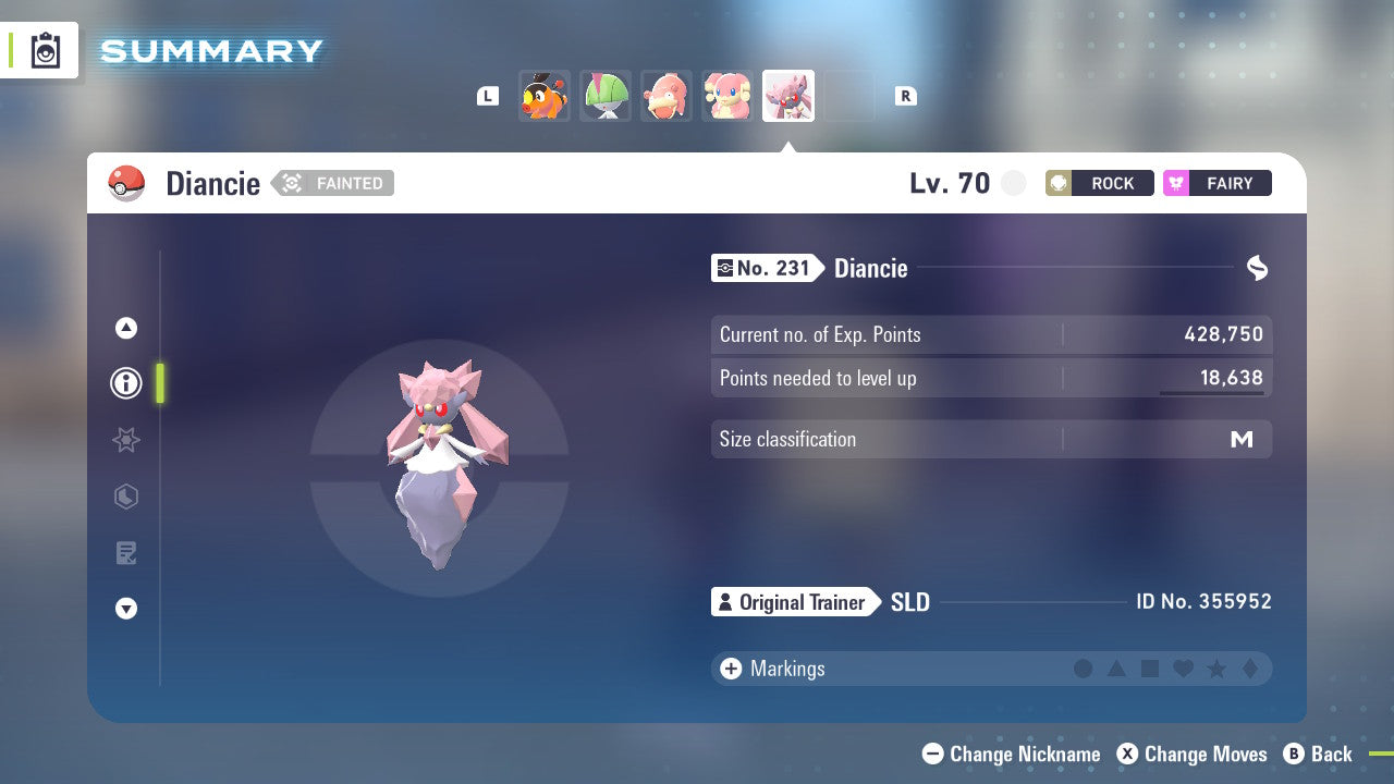 Diancie Event November 2025 Mystery Gift Untouched IV Pokémon Legends Z-A ZA Z A