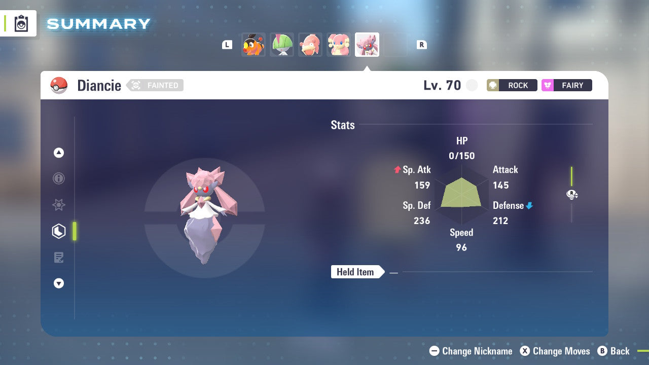 Diancie Event November 2025 Mystery Gift Untouched IV Pokémon Legends Z-A ZA Z A