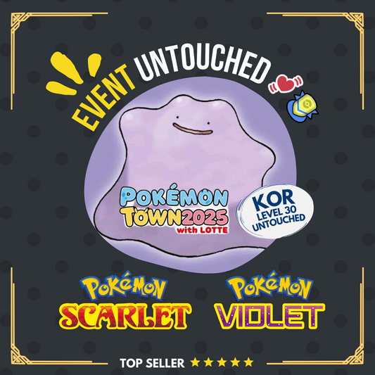 Ditto Event Korea Pokémon Town 2025 250425 Lotte Distribution	Scarlet Violet