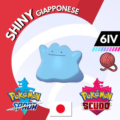 Ditto Giapponese Shiny 6 IV Masuda Legit Knot Pokemon Spada Scudo Sword Shield