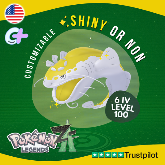 Dondozo Shiny or Non ✨6 IV Pokémon Legends Z-A Competitive Customizable ZA Z A