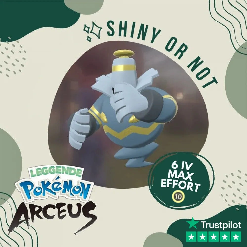 Dusknoir Shiny ✨ Legends Pokémon Arceus 6 Iv Max Effort Custom Ot Level Gender