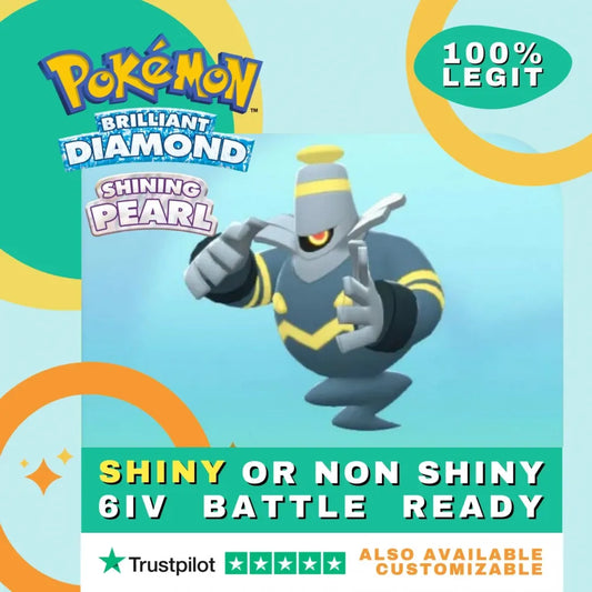 Dusknoir  Shiny ✨ or Non Shiny Pokémon Brilliant Diamond Shining Pearl Battle Ready 6 IV Competitive 100%  Legit Level 100 Customizable Custom OT