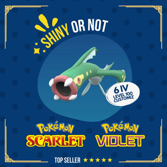 Eelektross Shiny or Non ✨ 6 IV Competitive Customizable Pokémon Scarlet Violet by Shiny Living Dex | Shiny Living Dex