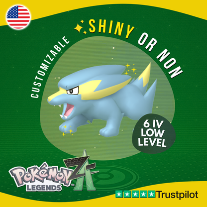 Electrike Shiny or Non ✨ 6IV Pokémon Legends Z-A Competitive Customizable ZA Z A