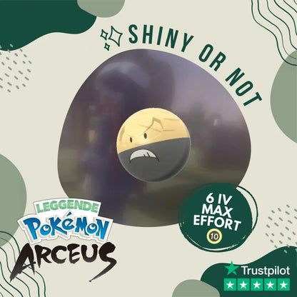 Electrode Shiny ✨ Legends Pokémon Arceus 6 Iv Max Effort Custom Ot Level Gender