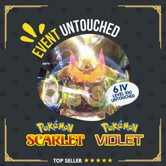 Emboar Unrivaled Tera Raid Event Mightiest Untouched IV Pokémon Scarlet Violet