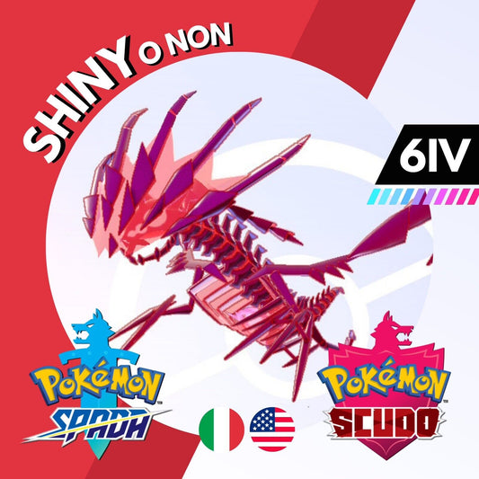 Eternatus Shiny o Non 6 IV Competitivo Legit Pokemon Spada Scudo Sword Shield