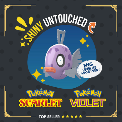 Feebas Shiny Event Prideful Mark Arrogant Untouched IV Pokémon Scarlet Violet