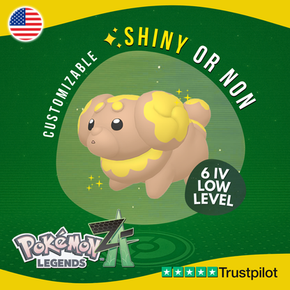 Fidough Shiny or Non ✨ 6 IV Pokémon Legends Z-A Competitive Customizable ZA Z A