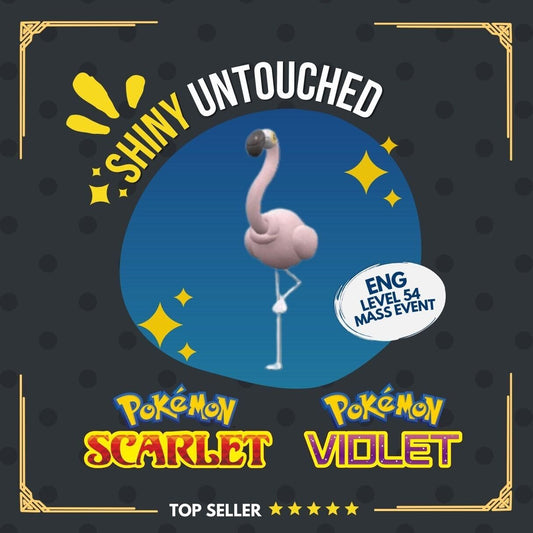 Flamigo Shiny Event Mass Outbreaks January Untouched IV Pokémon Scarlet Violet
