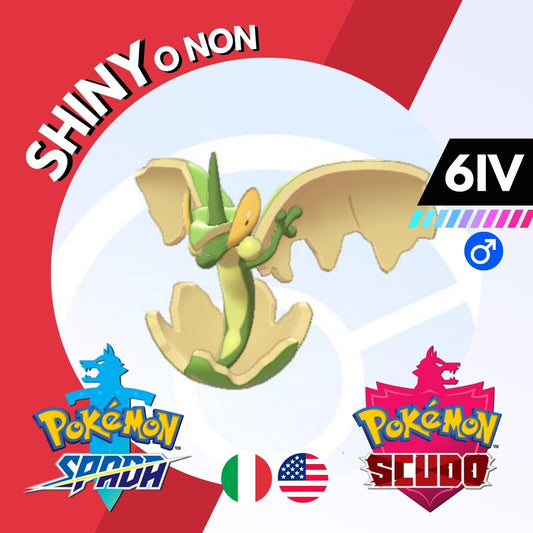Flapple Shiny o Non 6 IV Competitivo Legit Pokemon Spada Scudo Sword Shield