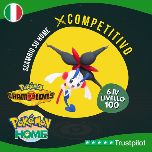 Floette Eternal Flower Pokémon HOME Champions  Fiore AZ Legit 6 IV Competitive