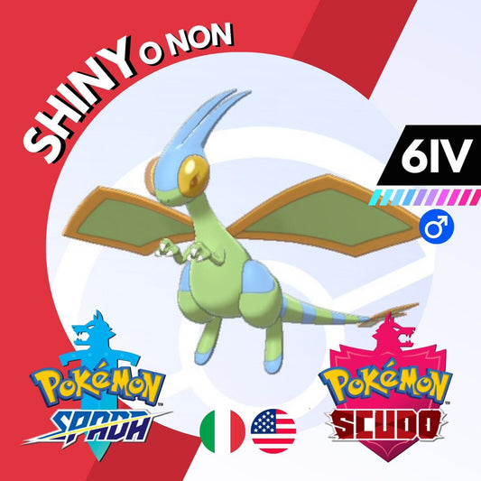 Flygon Shiny o Non 6 IV Competitivo Legit Pokemon Spada Scudo Sword Shield