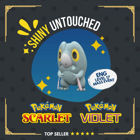 Frigibax Shiny Mass Outbreak August 25 Event Untouched IV Pokémon Scarlet Violet