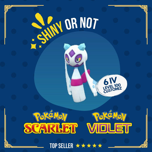 Froslass Shiny or Non ✨ 6 IV Competitive Customizable Pokémon Scarlet Violet 🟠 by Shiny Living Dex | Shiny Living Dex