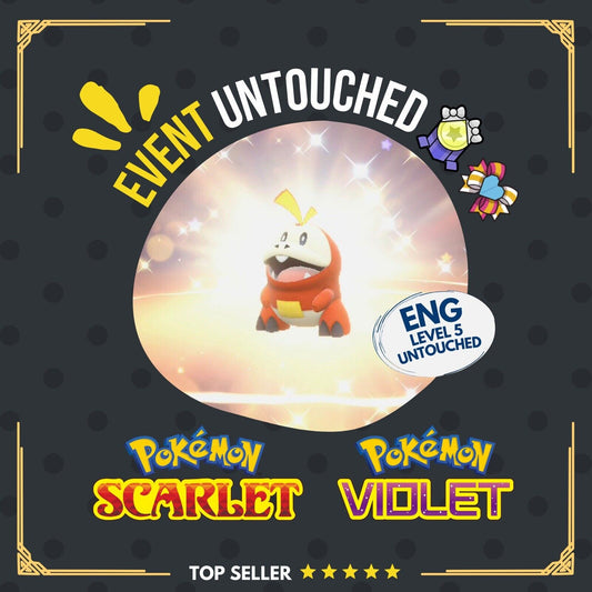 Fuecoco Roy’s Event Horizons Distribution Untouched IV Pokémon Scarlet Violet