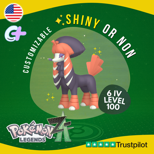 Furfrou Kabuki Trim Shiny or Non ✨6 IV Pokémon Legends Z-A Competitive ZA Z A