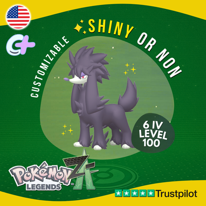 Furfrou Standard Trim Shiny or Non ✨6 IV Pokémon Legends Z-A Competitive ZA Z A