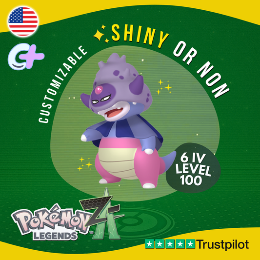 Galarian Slowking Shiny or Non Shiny 6IV Pokémon Legends Z-A Customizable ZA Z A