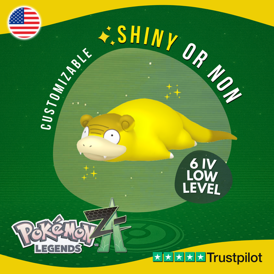Galarian Slowpoke Galar 6 IV Pokémon Legends Z-A Shiny or Non Shiny Competitive Customizable ZA Z A