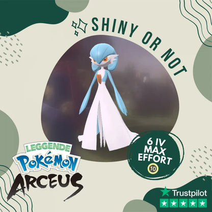 Gardevoir Shiny ✨ Legends Pokémon Arceus 6 Iv Max Effort Custom Ot Level Gender
