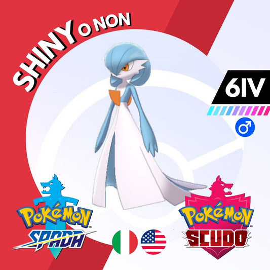 Gardevoir Shiny o Non 6 IV Competitivo Legit Pokemon Spada Scudo Sword Shield