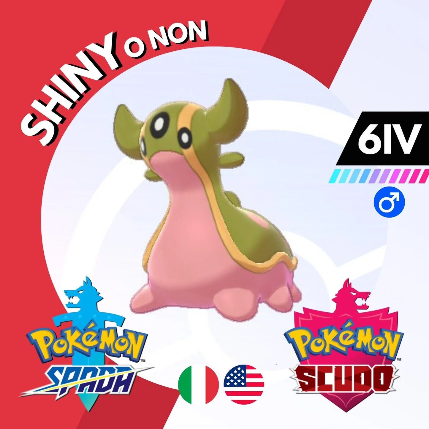 Gastrodon Ovest West Shiny o Non Competitivo Pokemon Spada Scudo Sword Shield