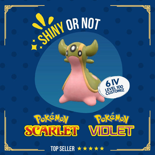 Gastrodon Shiny or Non ✨ 6 IV Competitive Customizable Pokémon Scarlet Violet by Shiny Living Dex | Shiny Living Dex