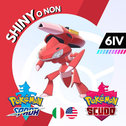 Genesect Shiny o Non 6 IV Competitivo Legit Pokemon Spada Scudo Sword Shield