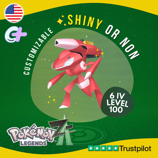 Genesect ✨ Shiny or Non Shiny 6 IV Pokémon Legends Z-A Custom Competitive ZA Z A