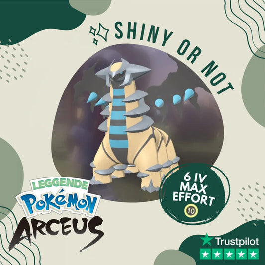 Giratina Altered Shiny ✨ Legends Pokémon Arceus 6 IV Custom OT Level Gender by Shiny Living Dex | Shiny Living Dex