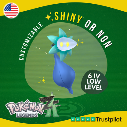 Glimmet Shiny or Non ✨ 6 IV Pokémon Legends Z-A Competitive Customizable ZA Z A