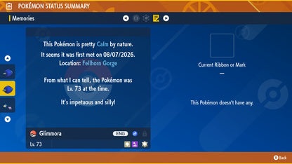 Glimmora Shiny Event August 2026 Mass Outbreak Untouched Pokémon Scarlet Violet