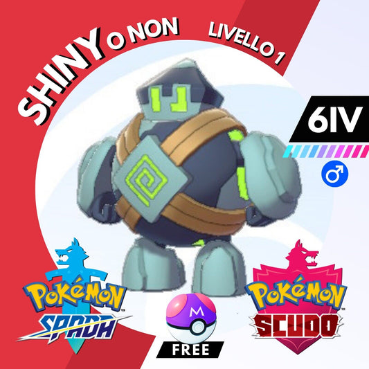 Golett Shiny o Non 6 IV e Master Ball Legit Pokemon Spada Scudo Sword Shield