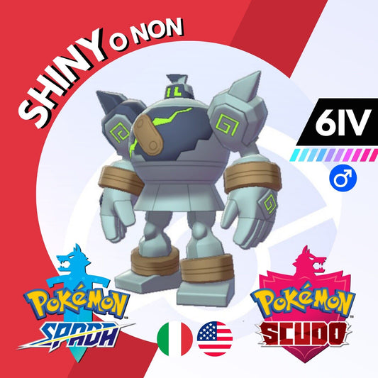 Golurk Shiny o Non 6 IV Competitivo Legit Pokemon Spada Scudo Sword Shield
