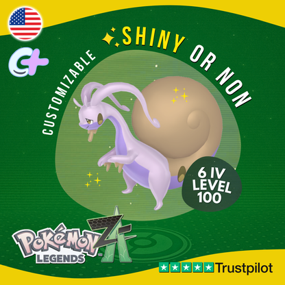 Goodra Hisui Shiny or Non ✨6 IV Pokémon Legends Z-A Legit Customizable ZA Z A