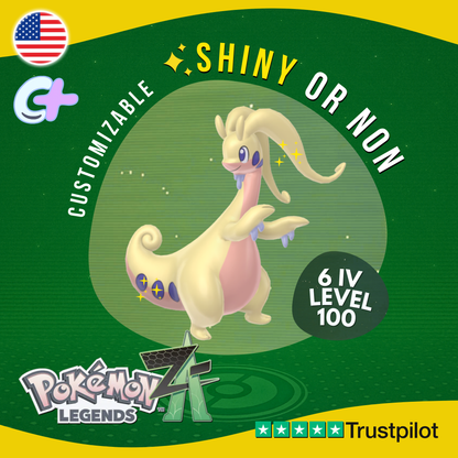 Goodra Shiny or Non ✨6 IV Pokémon Legends Z-A Competitive Customizable ZA Z A