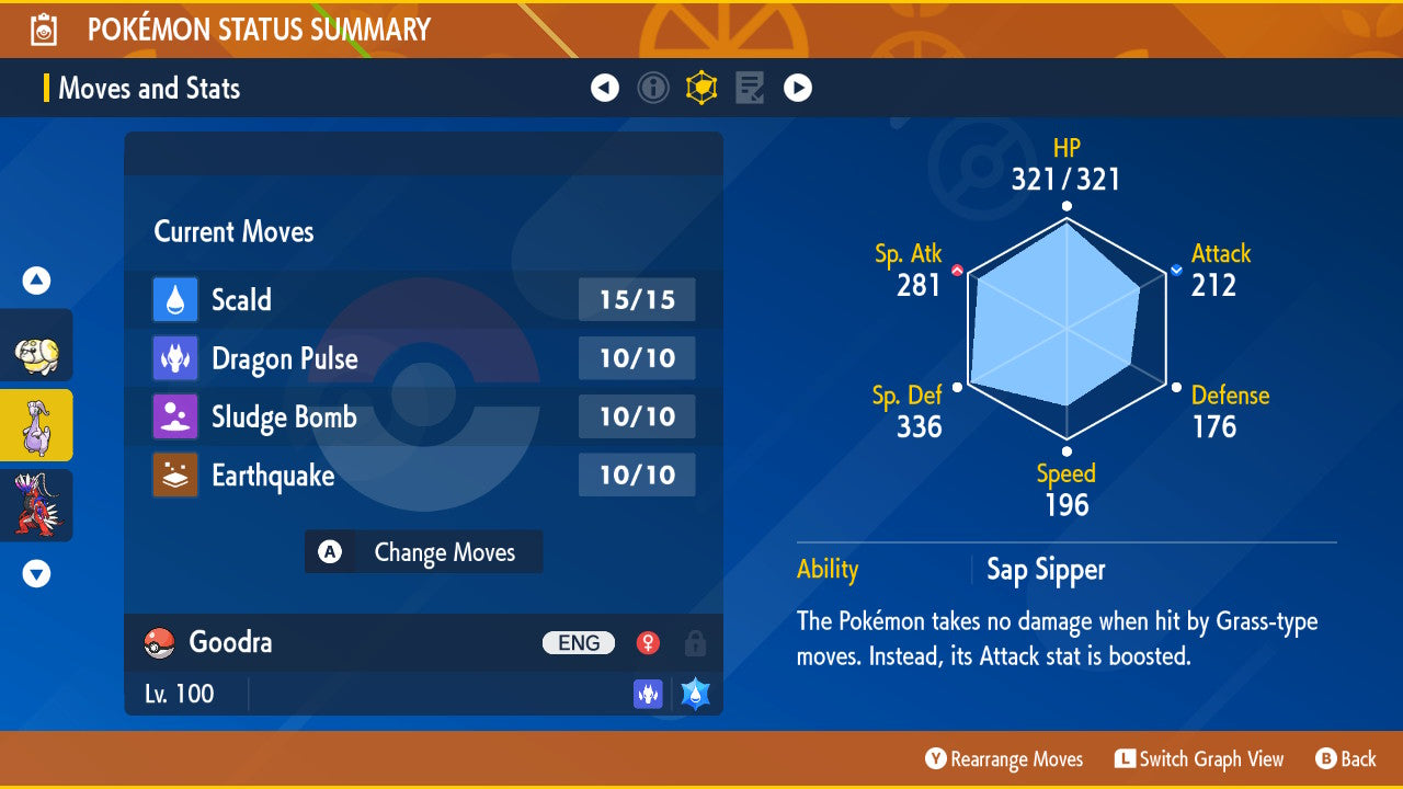 Goodra Unrivaled Tera Raid Event Mightiest Mark 6IV Pokémon Scarlet Violet