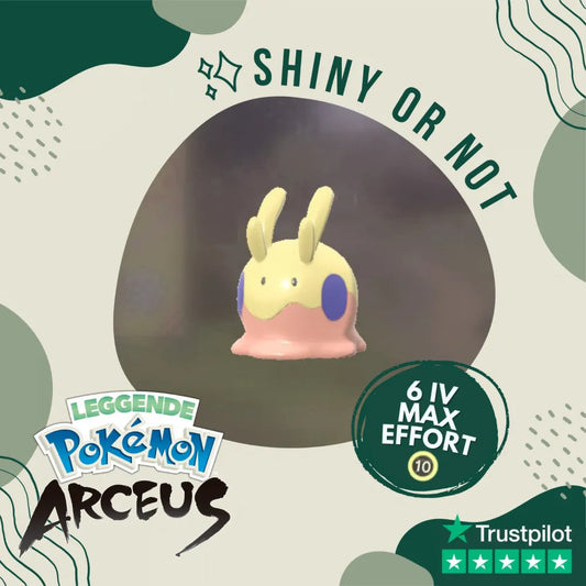 Goomy Shiny ✨ Legends Pokémon Arceus 6 Iv Max Effort Custom Ot Level Gender