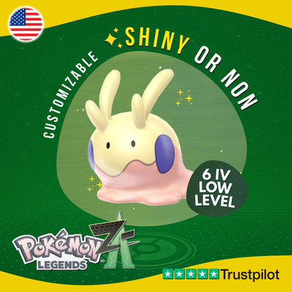 Goomy Shiny or Non ✨ 6 IV Pokémon Legends Z-A Competitive Customizable ZA Z A