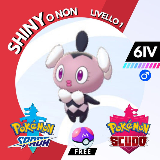 Gothita Shiny o Non 6 IV e Master Ball Legit Pokemon Spada Scudo Sword Shield
