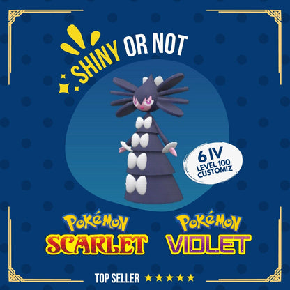 Gothitelle Shiny or Non ✨ 6 IV Competitive Customizable Pokémon Scarlet Violet by Shiny Living Dex | Shiny Living Dex