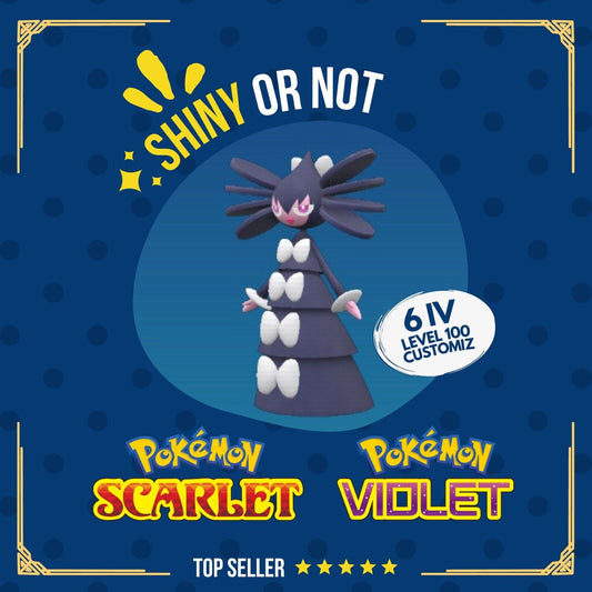 Gothitelle Shiny or Non ✨ 6 IV Competitive Customizable Pokémon Scarlet Violet by Shiny Living Dex | Shiny Living Dex